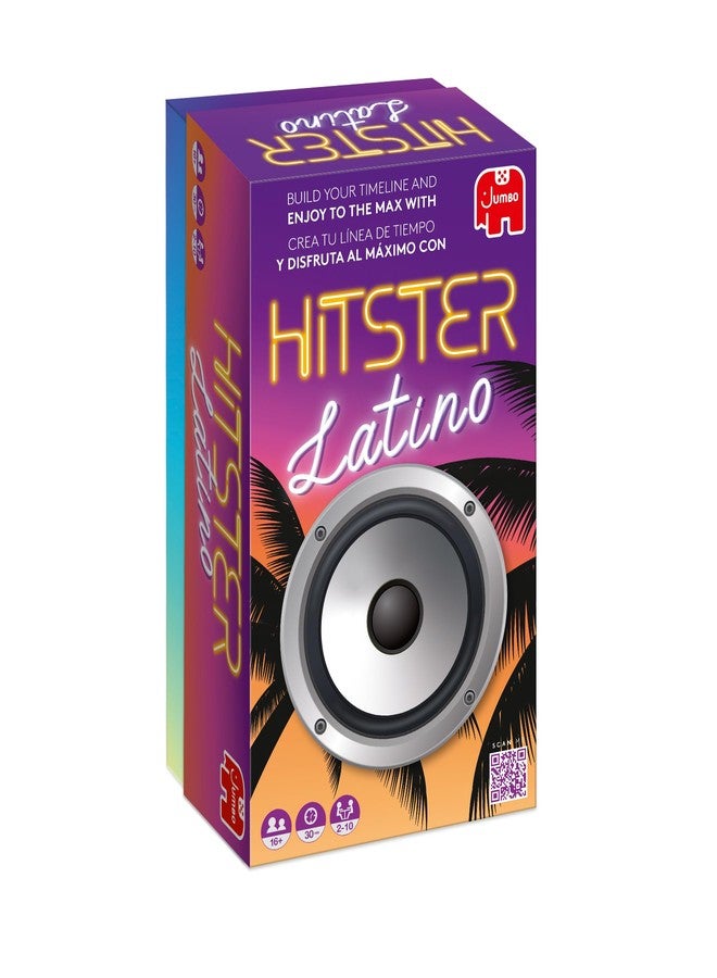 جامبو هيتستر - لعبة بطاقات مسابقة موسيقية لاتينية ممتعة، من 2 إلى 10 لاعبين - 300 أغنية لاتينية شهيرة - رائعة لأمسيات الألعاب للكبار والعائلات (النسخة الأمريكية) - Image 1